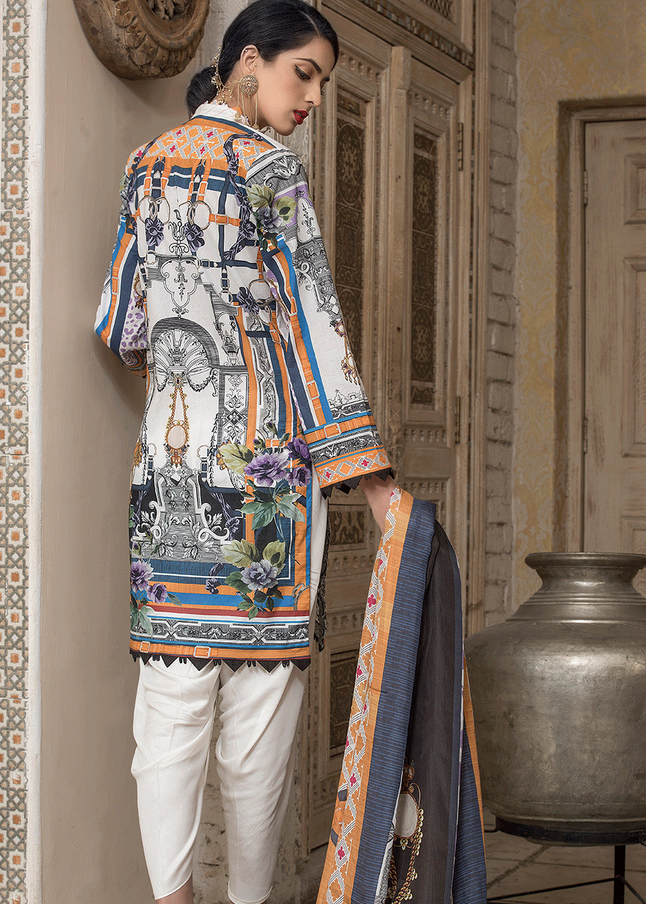 SS1902 Unstitched 2pc