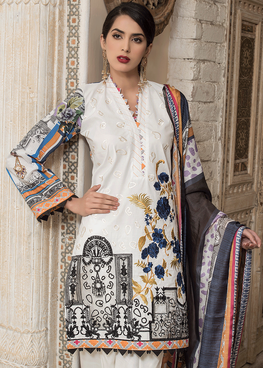 SS1902 Unstitched 2pc